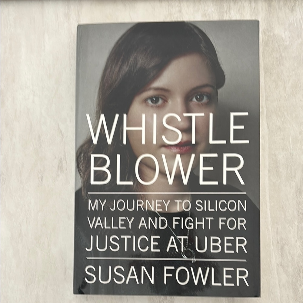 Whistleblower Book by Susan Fowler - (UBER) hardcover